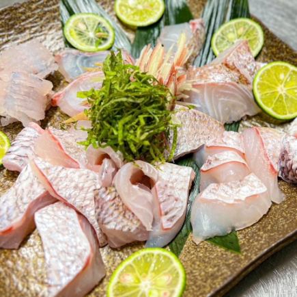 【熟成明石鯛鍋コース】〆まで贅沢に楽しめる!!絶品しゃぶしゃぶ含む7品★6000円(税込)