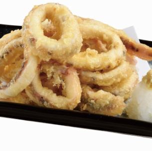 Plenty of squid tempura!