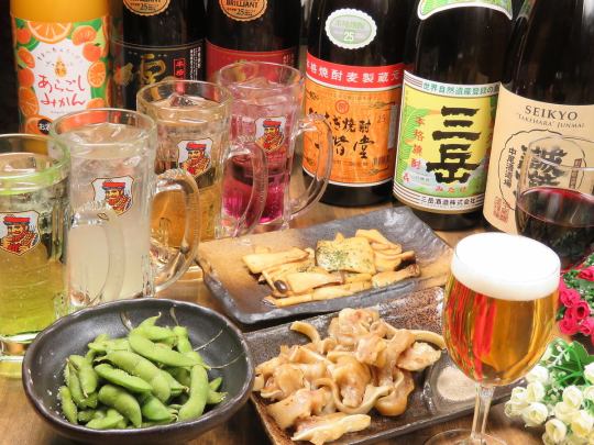 [Second party course] Limited to customers who enter after 10pm! 3000 yen including 3 dishes and 90 yen all-you-can-drink