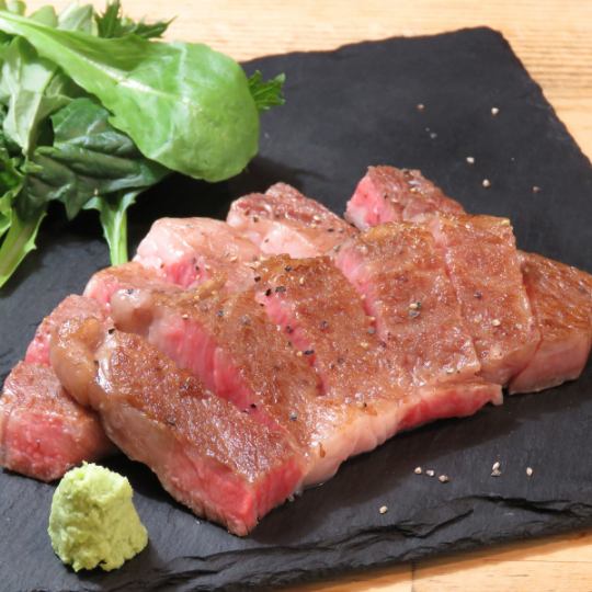 [Hiroshima Samadhi Course] 8 dishes 6,000 yen with all-you-can-drink Wagyu Corne, Rib Steak, Oysters and Grilled Mushrooms for 2 hours