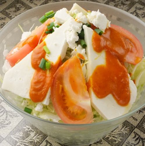 パニールサラダ　Paneer Salad