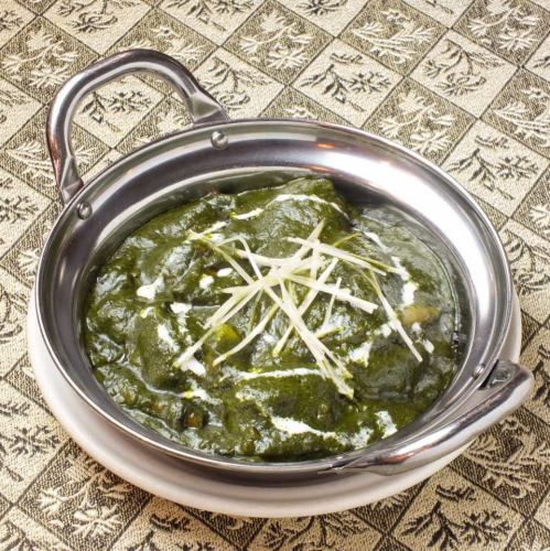 サグ野菜カレー　Sag Vegetable Curry