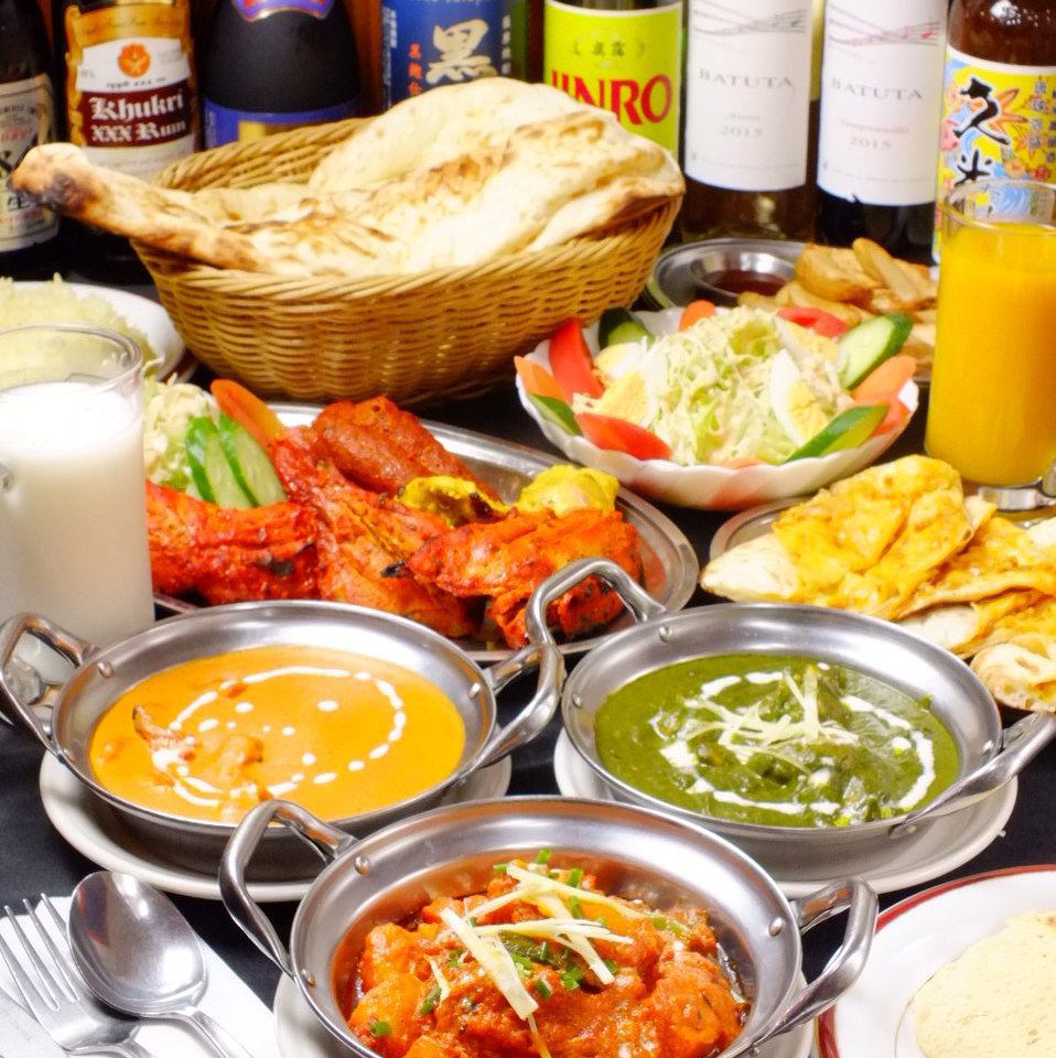 Authentic Indian curry ♪ We also take out! We are accepting reservations for banquets and parties ♪