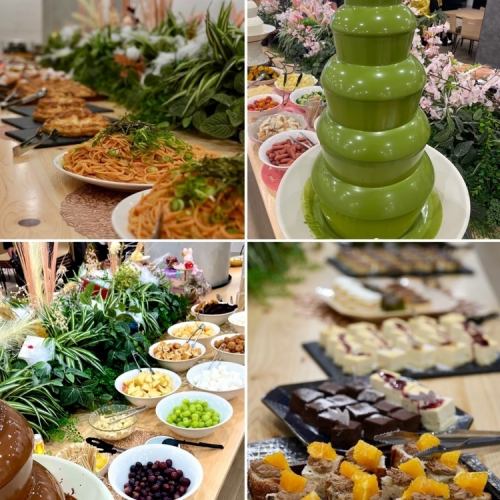 【春の抹茶フェア!抹茶・苺・チーズフォンデュ】時間無制限食べ放題!【事前予約で】3000→2500円