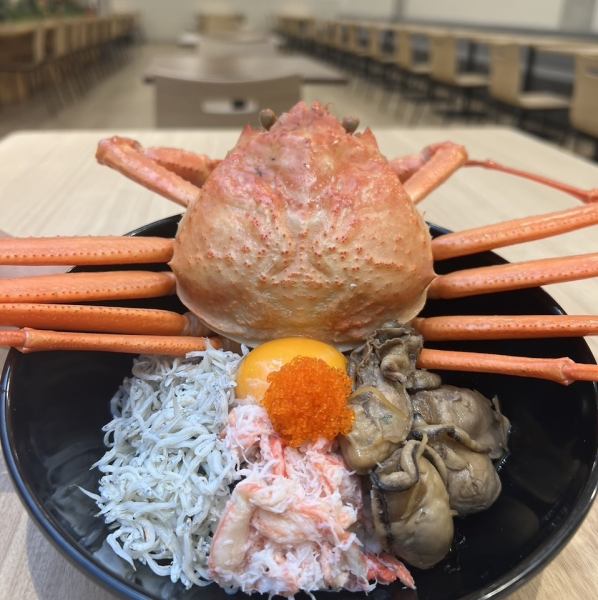 【県庁食堂海鮮丼バイキング】海鮮を乗っけ放題！コスパ最強！時間無制限！3300円→2800円(男性)
