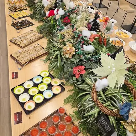【岡山白桃&シャインマスカット！贅沢食べ放題】スイーツビュッフェ♪※桃はなくなり次第終了