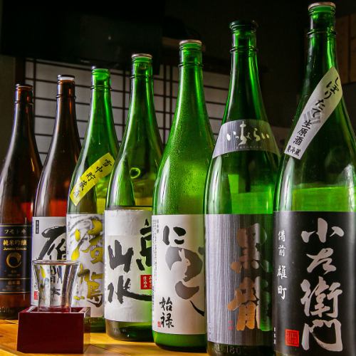 Carefully selected sake 850 yen/100cc