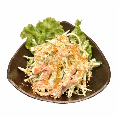 Shrimp and cucumber salad