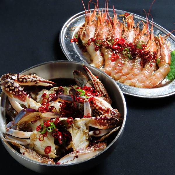 カンジャンケジャン&カンジャンセウ ~韓国の海鮮醤油漬けセット~