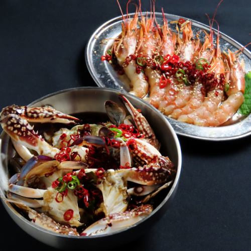 カンジャンケジャン&カンジャンセウ ~韓国の海鮮醤油漬けセット~