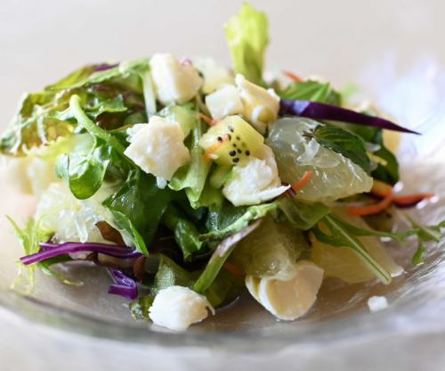 【5、6月】キウイ、グレープフルーツ、モッツアレラのサラダ