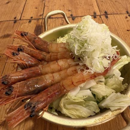 [120 minutes all-you-can-drink included] [Winter course] Shrimp shabu-shabu hotpot course 7 dishes 6,000 yen (tax included)