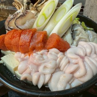 【120분 음료 무제한 포함】【겨울 코스】 통풍 냄비 코스 8품 8000엔(부가세 포함)