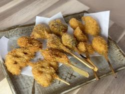 Assorted skewers