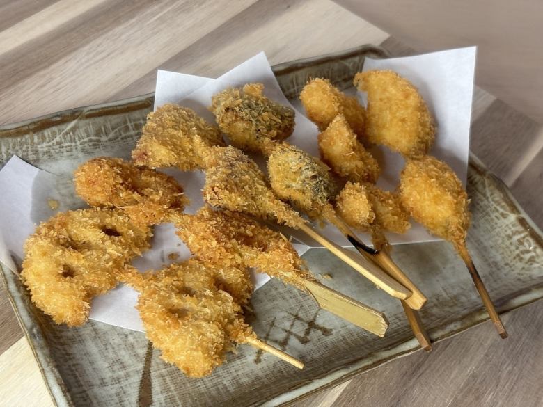 串揚げ盛合せ