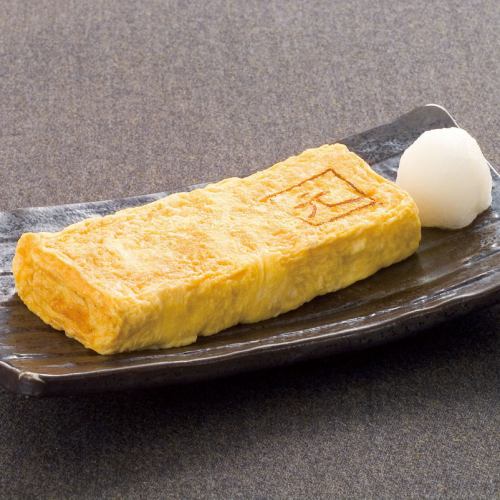 Handmade Atsuyaki egg made by a craftsman