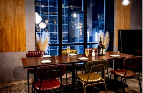 夜景を楽しみながら…