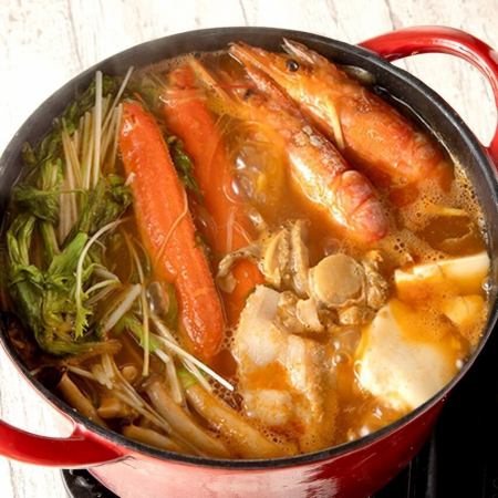 <From November 18th> [Starry Night (Hot Pot) Course] 9 dishes, 2 hours of all-you-can-drink, 5,500 yen ⇒ 5,000 yen (tax included)