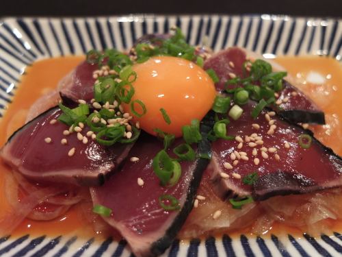 かつおのユッケ