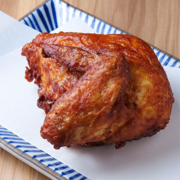 常連に大人気の名物【かぶと揚げ】【骨付きもも揚げ】