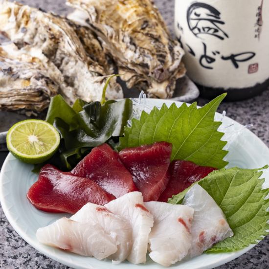 厳選したお酒と季節の食材をご用意！