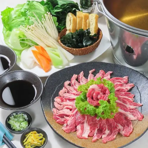 【ヘルシーなラム肉をご用意】ラムしゃぶ 1人前
