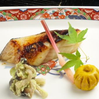 銀鱈の西京焼き - Grilled silver cod - 銀鱈魚西京焼 -