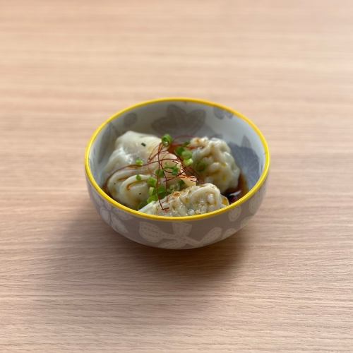 肉汁水餃子3ケ(ゴマダレまたは麻辣)