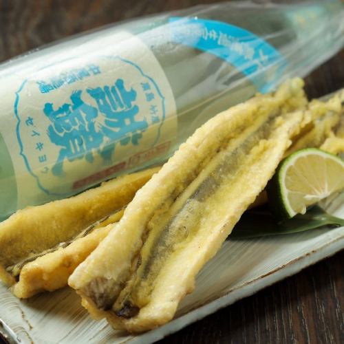 Deep-fried conger eel/Mentaiko tempura