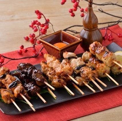 和桜おすすめ焼き鳥　おまかせ10種盛り