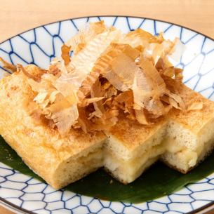 厚揚げチーズはさみ焼き/えいひれ焼き　各