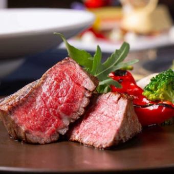 3H生付き飲み放題◆『極み和牛コース』サーロインステーキや和牛肉寿司35品【5000円→4000円】