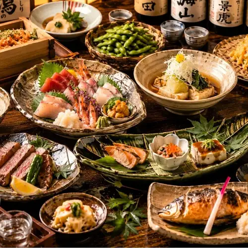 【上大岡駅×飲み放題】全ての宴会コースが飲み放題付き！お得なお手軽～豪華食材を堪能できるプランも◎