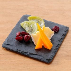 Cheese and dried fruit platter