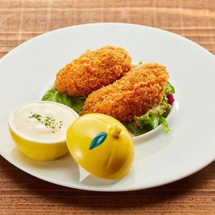 広島県産大粒カキフライ ~自家製塩檸檬タルタルソース~