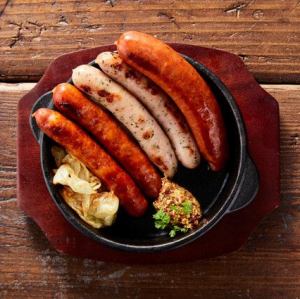 Assorted sausage