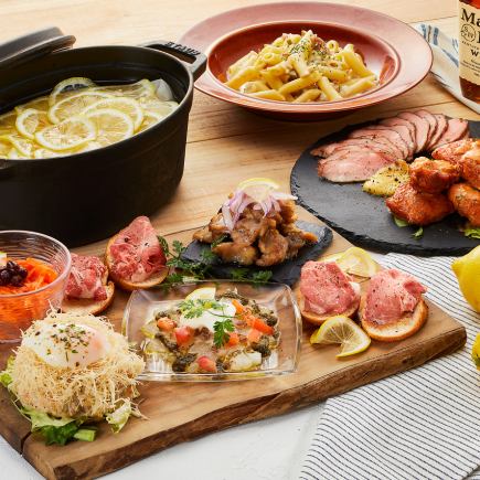 【檸檬食堂　春の王道コース〈2時間飲み放題付/5000円〉】