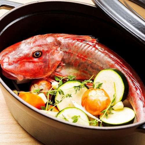 国産檸檬と瀬戸内鮮魚のSTAUB
