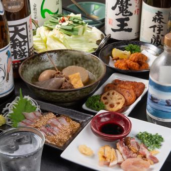 【飲み放題120分付きLO90分】刺身5種×選べる鍋！九州満喫贅沢コース5,000円
