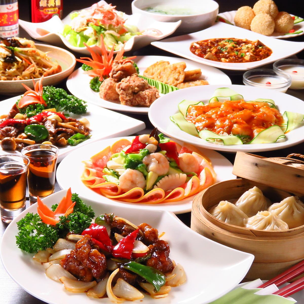You can also enjoy luxury food courses such as shark fin and snow crab at a great price.