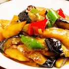 ナス、ジャガイモとピーマンの炒め/揚げナスの醤油炒め/干し豆腐とピーマン炒め/マーラータン