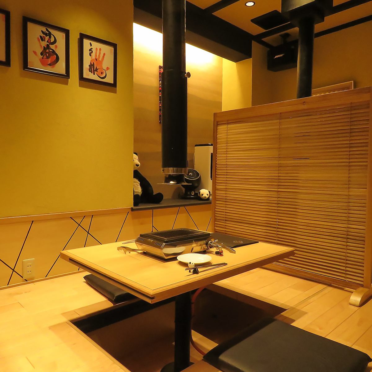 全席掘りごたつ席でゆったり座って頂けます。