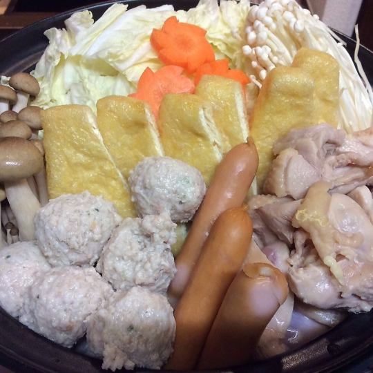 Recommended for year-end parties! Chanko nabe course made by a sumo wrestler-like owner with 6 dishes + 120 minutes of all-you-can-drink → 4,000 yen
