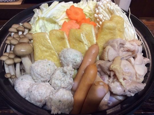 Recommended for year-end parties! Chanko nabe course made by a sumo wrestler-like owner with 6 dishes + 120 minutes of all-you-can-drink → 4,000 yen