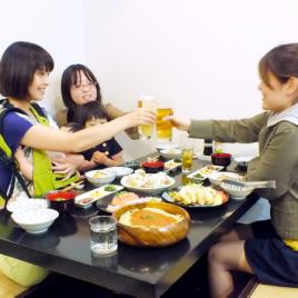 It is safe even with small children.You can enjoy your meal with your family ◎