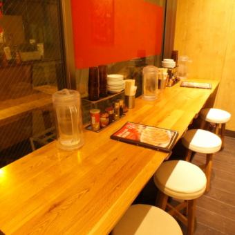 [1F] Recommended for one person !! Counter seats