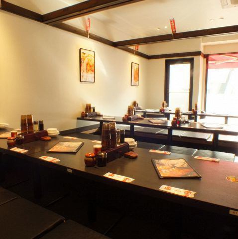 There is a comfortable kotatsu tatami room ◎Up to 53 people OK ♪ For a welcome and farewell party ★