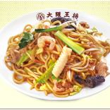 Stir-fried fried noodles with sticky thick noodles
