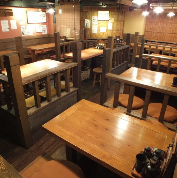 How about saku on your way home from work? It is popular for private banquets.
