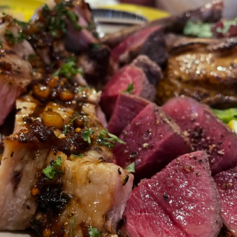 NorAのドカンと1ポンド肉盛り!